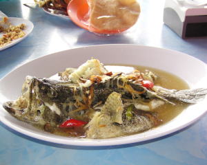 Fish with soup