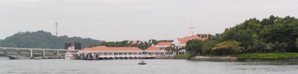 Sentosa Island form the Ship 2