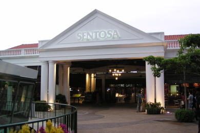 Sentosa sta. of Cable-car